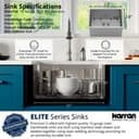 23" Undermount Single Bowl Stainless Steel Kitchen Sink Kit