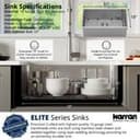 30" Undermount Large Single Bowl Stainless Steel Kitchen Sink Kit